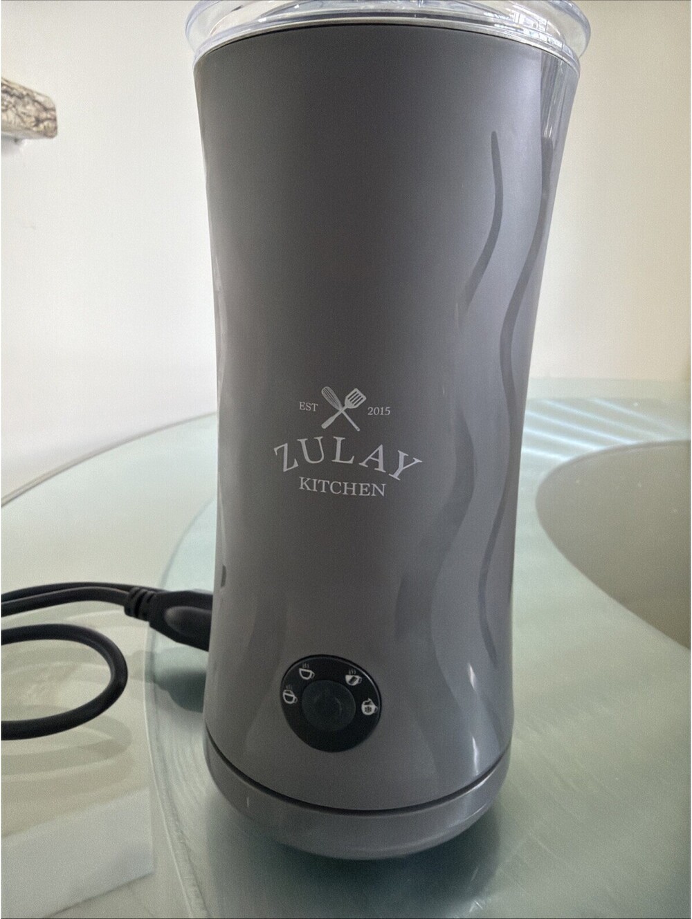 Zulay Kitchen Venus Electric Milk Frother & Warmer 4-in-1 8.14 oz 240ml New